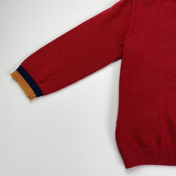 Mayoral Toddler Boys 9M 74cm Robot Red Knitted Pullover Long Sleeve Sweater NWT - Picture 8 of 12